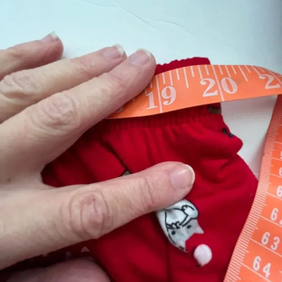Women 3x Pajama Pant Red Recycled Poly Holiday Cat Dog Cozy Lounge Comfort Soft - Picture 8 of 10